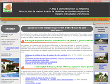 Tablet Screenshot of plans-maisons.com